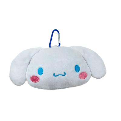 China Custom Cute Cinnamoroll Baby Series Japan Sanrio Japan Style New OEM Cartoon Image Plush Toys Dolls Big Bag Zipper Dog Ear Coin Purse for sale