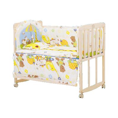 China Multifunctional Solid Wooden Cribs Hutch Crib Bed with Futon for Baby Room Crib Swing Item List Cradle for sale