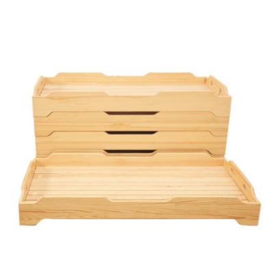 China 2020 Solid Wood Furniture New Arrival Accepted Easily Assembled Wooden Children Beds , Kindergarten Kids Bed for sale