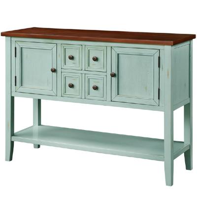 China Large Storage Space Buffet Sideboard Console Table With Bottom Shelf For Home for sale