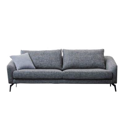 China Comfortable High-grade Gray Fabric Sectional Sofa For Living Room In Modern Villa for sale