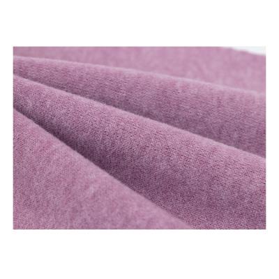 China Brushed Sueded KF30545 TC 70/30 340gsm sherpa fleece fabric for warm winter coat jacket for sale