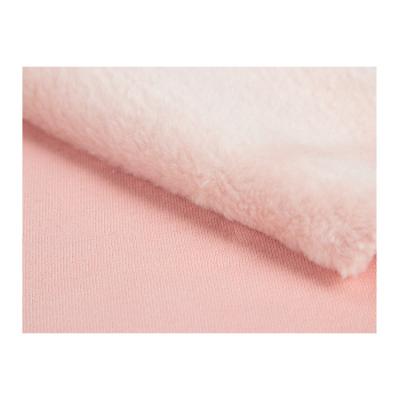 China Wholesale Best Quality Super Soft KF765 China Sueded Poly Cotton Brushed Fleece Knit Fabric For Sweatshirts And Hoodies for sale