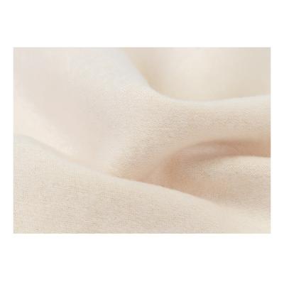 China Sueded brushed KF30459 100%cotton 220gsm knit double side brushed one side anti Pilling cottonr fleece fabric for sale