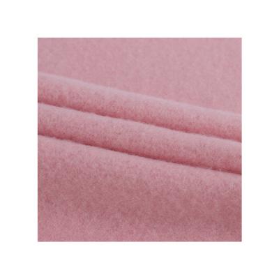 China Sueded brushed in stock peached face F764 good quality brush back french cvc terry knit fabric for hoodies cotton french terry sweater for sale