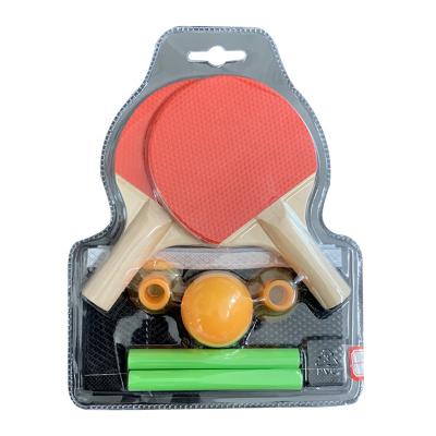 China Direct Kids Mini Table Tennis Set Funny Kids Toy Makers With Competition Net Training With Two Ping Pong Rackets And A Ball for sale