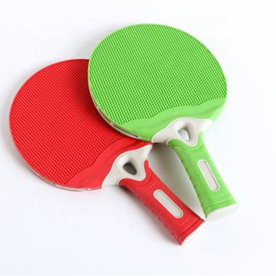 China Outdoor Use Out Door Ping Pong Set Waterproof Ping Pong Paddle Plastic Table Tennis Racket for sale