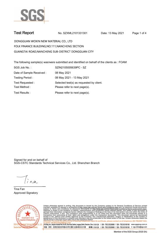 IC - Dongguan Woxin New Material Co., Ltd.