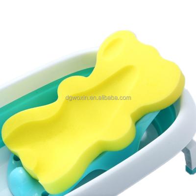 China All Natural Baby Bath Sponge Skid Proof Infant Bath Sponge Cushion for sale