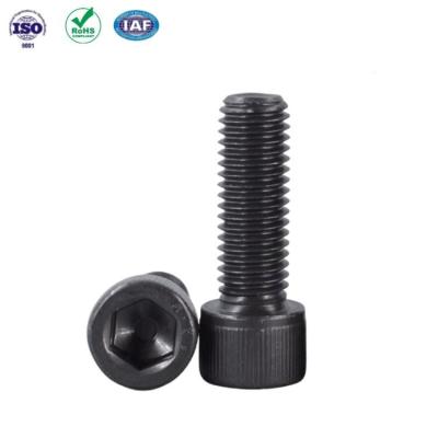 China Pan Fully Threaded Stainless Steel Black Phosphated Imperial Hex Cap Screws M1.6 M2 M2.5 M3 M4 M5 M6 for sale