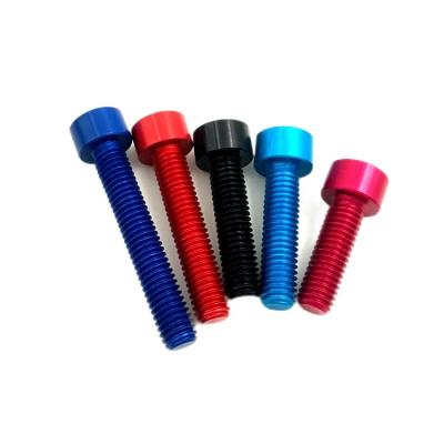 China Stainless Steel Half Full Thread Anodized Aluminum Metric Metric Socket Cap Cap Hexagon Decor Alumina Alumina Motorcycle Head Screw Bolt for sale