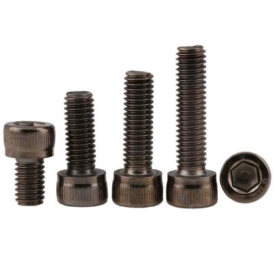 China Hexagon Socket Screw Carbon Steel Monel Alloy 31 Galvanized 8.8 Steel Hot Dip Galvanized Black Socket Cap Hex Head Screw Bolt for sale