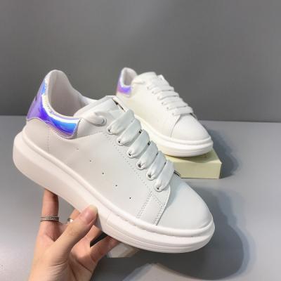 China CUSHIONING drop shipping M Que 2022 new high top white shoes platform fashion genuine leather casual shoes for mens mens casual shoes for sale