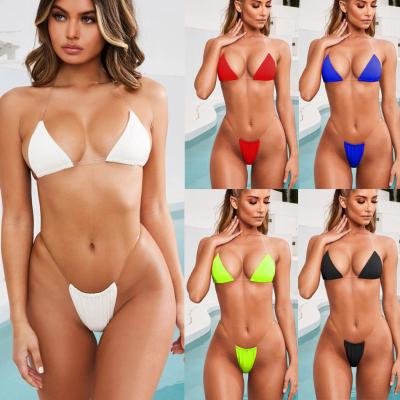 China Breathable Woman Sexy Beachwear Swimsuit Cut Strap Swim Brief Set Women Swimsuit Bikinis Swimwear for sale