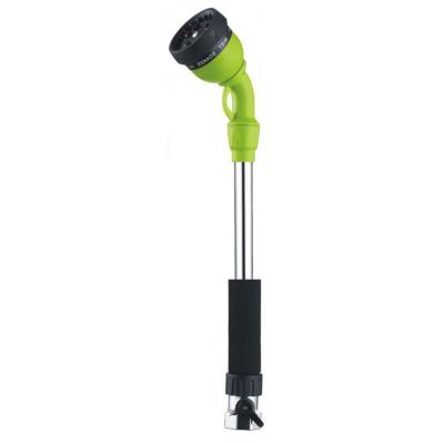 China Variable Flow Control JS-9281 8 Function Telescopic Watering Wand , Water Wand 18