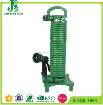 China JS-970 Adjustable Garden Hose Holder With 25FT Reel Hose Kits for sale