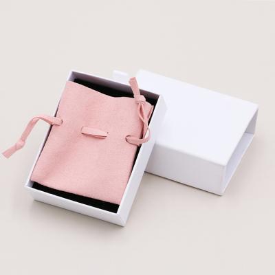 China Custom Gold Foil Paper Jewelry Boxes Logo Printed Ring Earrings Pendant Gift Cardboard Silver Drawer Sliding Jewelry Box Packaging for sale