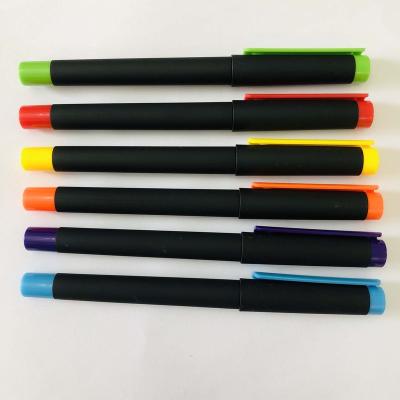 China Normal Hot Selling Gel Pen Stationery Student Office Plastic Rubber Company Supply Personalized Promotional Neutral Pen Custom Logo for sale