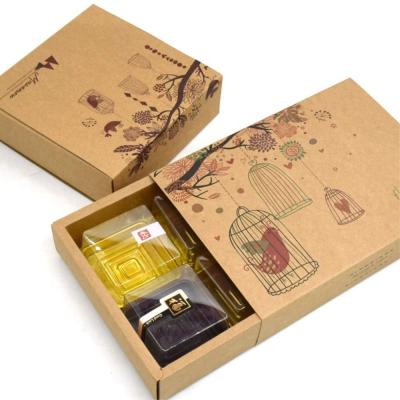 China Recycled Materials Open Paper Boxes Chinese Traditional Gift Packaging For 6 Moon Cake Attendance Cookie Candy Cake for sale