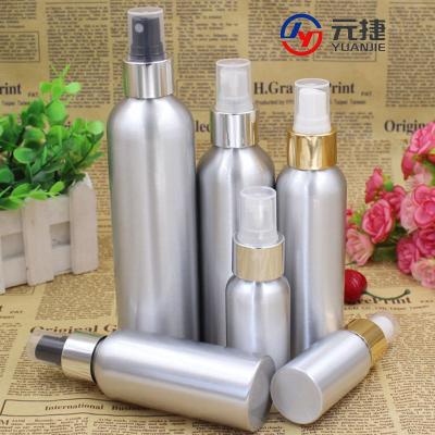 China New Luxury Wholesale Empty Aluminum Personal Care Water Bottles Disposable Aluminum Spray Bottle for sale