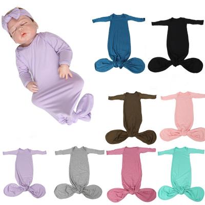 China Breathable New Baby Pajamas Comfort Solid Color Cotton Garment Manufacturers Wholesale Custom Children Sleeping Bag for sale