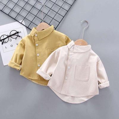 China QUICK DRY Children Clothing Boys Shirt Jacket Spring Autumn Long Sleeve Shirts Baby for sale