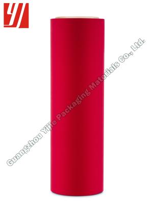 China 3 Inch Core Red BOPP Soft Touch Laminating Film for sale