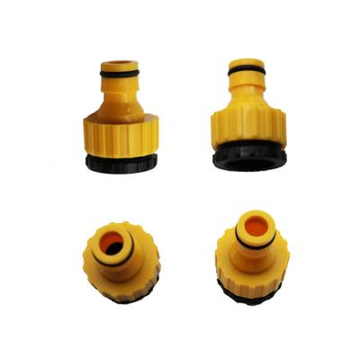 China Hose Fittings Adapter Coupler Soft Plastic Straight G1/2 Or G3/4 Female Thread To 1/2 Inch Quick Connector for sale