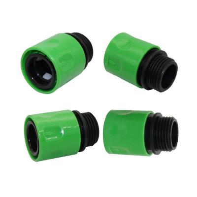 China 3/4 Inch Mini Plastic Quick Hose Connector Male Thread Soft Hose Fittings for sale