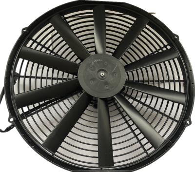 China original spal axial radiator 24v 16inch condenser fan VA18-BP70/LL-86A for heavy duty and bus for sale