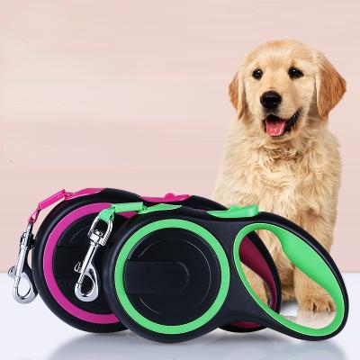 China Quick Release Joyfamily Amazone Automatic Pet Traction Rope Nylon Telescopic Dog Leashes for sale