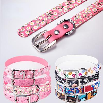 China Joyfamily factory direct stocked dog collar color waterproof dog collar with GPS on it for sale