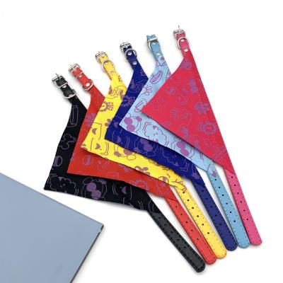 China Joyfamily PetTtriangle Scarf Dog Scarf Cat Saliva Scarf Collar Pet Stocked Collar With Bandana for sale