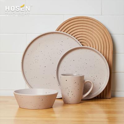 China Viable Customized Wholesale Dinner Dishes Shape Ceramic Dinnerware Sets Dish Set Dinnerware Plates Ceramic Dinnerware for sale