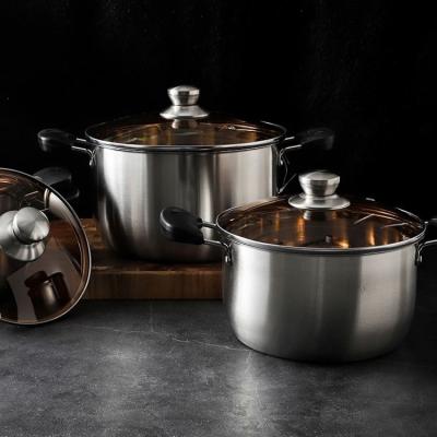 China Advantageous Hot Selling Custom Cooking Pot Stocked Pot Cookware Stock for sale