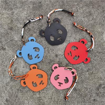 China 2021 New Trendy Cute Panda Pattern Bag Pendant Car Hanging Accessories For Women's Bags for sale