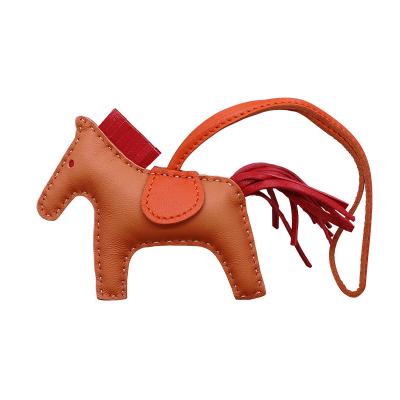 China The Other Tassel Small Pony Handbag Pendant Cute Car Handmade Leather Charm for sale