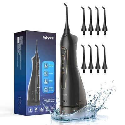 China Fairywill FW 5020E Fair Will Dental Oral USB Rechargeable Electric Irrigator Water Flosser Port Jet for Cleaning Teeth Tooth for sale