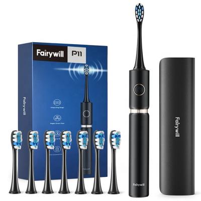 China Fairywill FW P11 Fairy Will Red Dot Design Award Charging Electrical Electronic Electric Dental Tooth Teeth Brush Toothbrush for sale