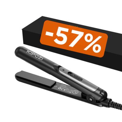 China KIPOZI KP 164 Black EU Plug Baby liss Daison Dy Son Hair Straightener Straightener Flat Curling Iron Hair Straightener en venta