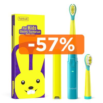 China Fairywill FW 2001 Discount Zone Wholesale Goods Item 2021 New Amazon Hot Sales Kids Children Child Electric Toothbrush for sale