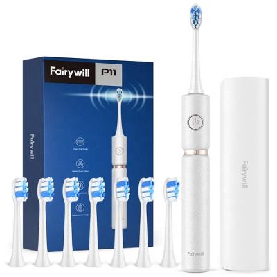 China Fairywill FW P11 Fairy Will Teeth Whitening Automatic Electr Ultrasonic Sonico Sonic Electron Electric Toothbrush for sale