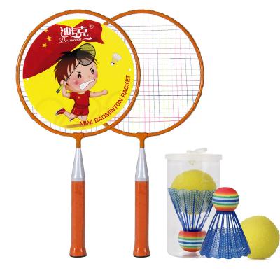 China Eastic & DECOQ Factory Durable Mini Badminton Racket With Nylon Balls For Kids Sports for sale