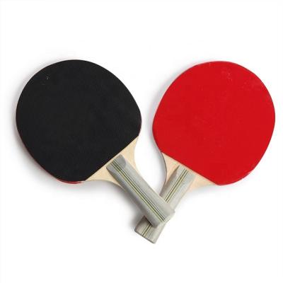 China Professional Trianing Wood +Rubber Customized Logo Accept DK-19 Table Tennis Racket for sale