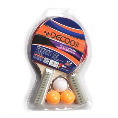 China Trianing Explosive Models +Rubber 25.5*15cm Hearth Table Tennis Set Wooden Center Racket (Total Methods) for sale