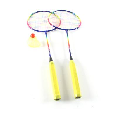 China Cheap DECOQ Pop Price Badminton Strings Set Set Yellow OEM Badminton Racket Set for sale