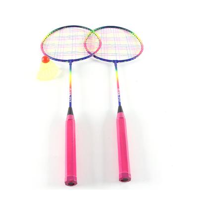 China Cheap DECOQ Pop Price Badminton Strings Set Set Pink OEM Badminton Racket Set for sale