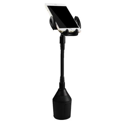 China Mobile Phone Holder Accessories Adjustable Arm Car Telescoping Cup Mount Holder Cell Phone Plastic Support for sale