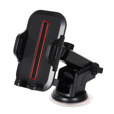 China Adjustable Universal Car Mount Suction Windshield Mobile Phone Locking New Car-Accessories In-Car Phone Holder for sale