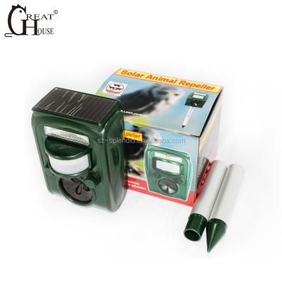 China Disposable Solar Ultrasonic Reflector Flashlight Bird Animal Pest Control for sale